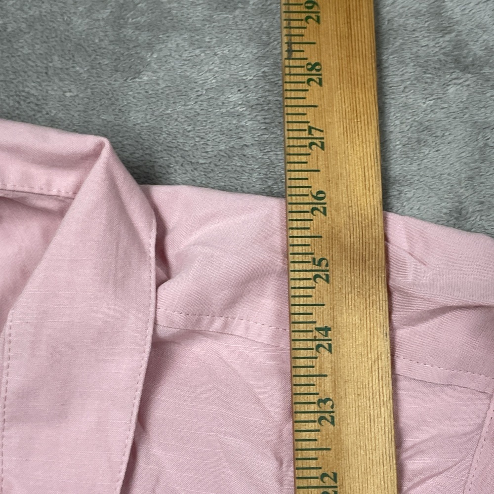 Jachs Girlfriend Womens L Blouse Pink Rayon e0031 - Picture 3 of 7